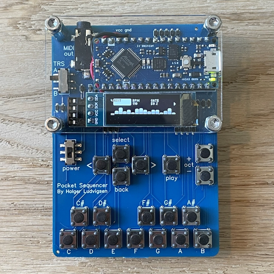 Pocket Sequencer front view